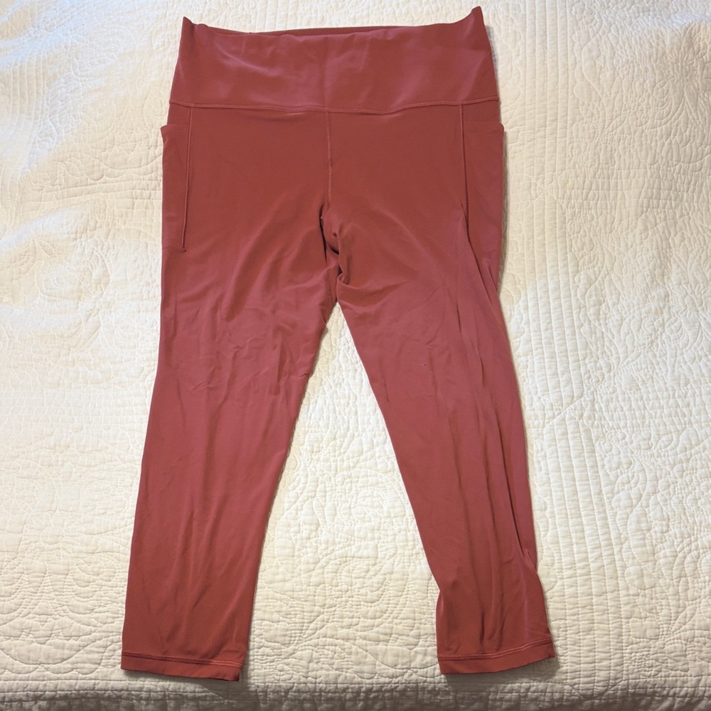 Athleta Rust 7/8 Leggings